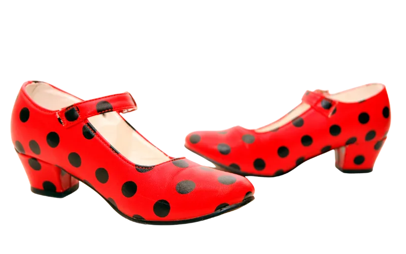 Offener Damenschuh mit Schuhzurichtung, progangart