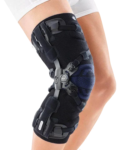 Knieorthese GenuTrain OA, orthopädische Versorgung bei progangart, Meisterbetrieb Achim Gaab in Mauer bei Heidelberg